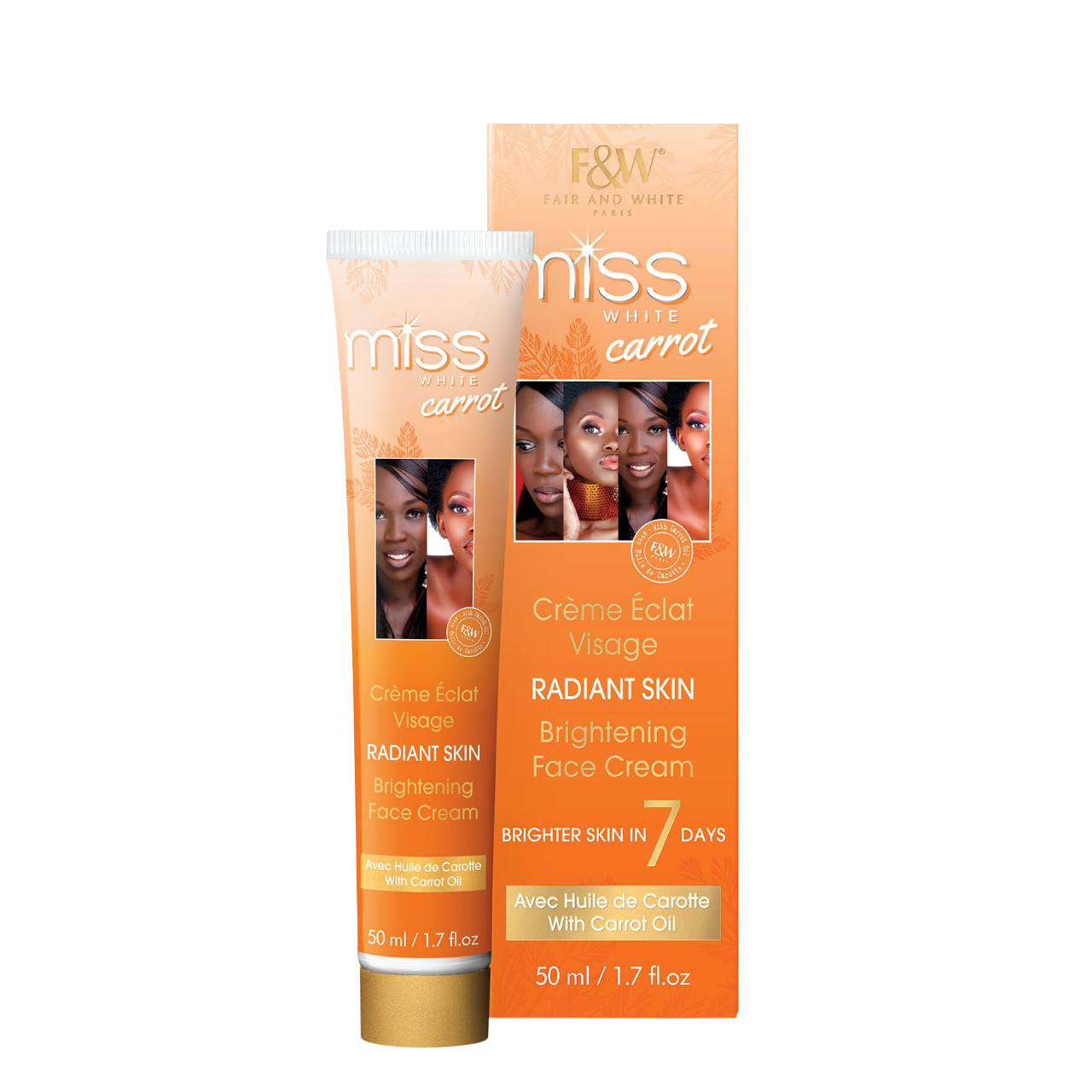 F&W - MISS WHITE CARROT - Brightening Cream UE 50ml